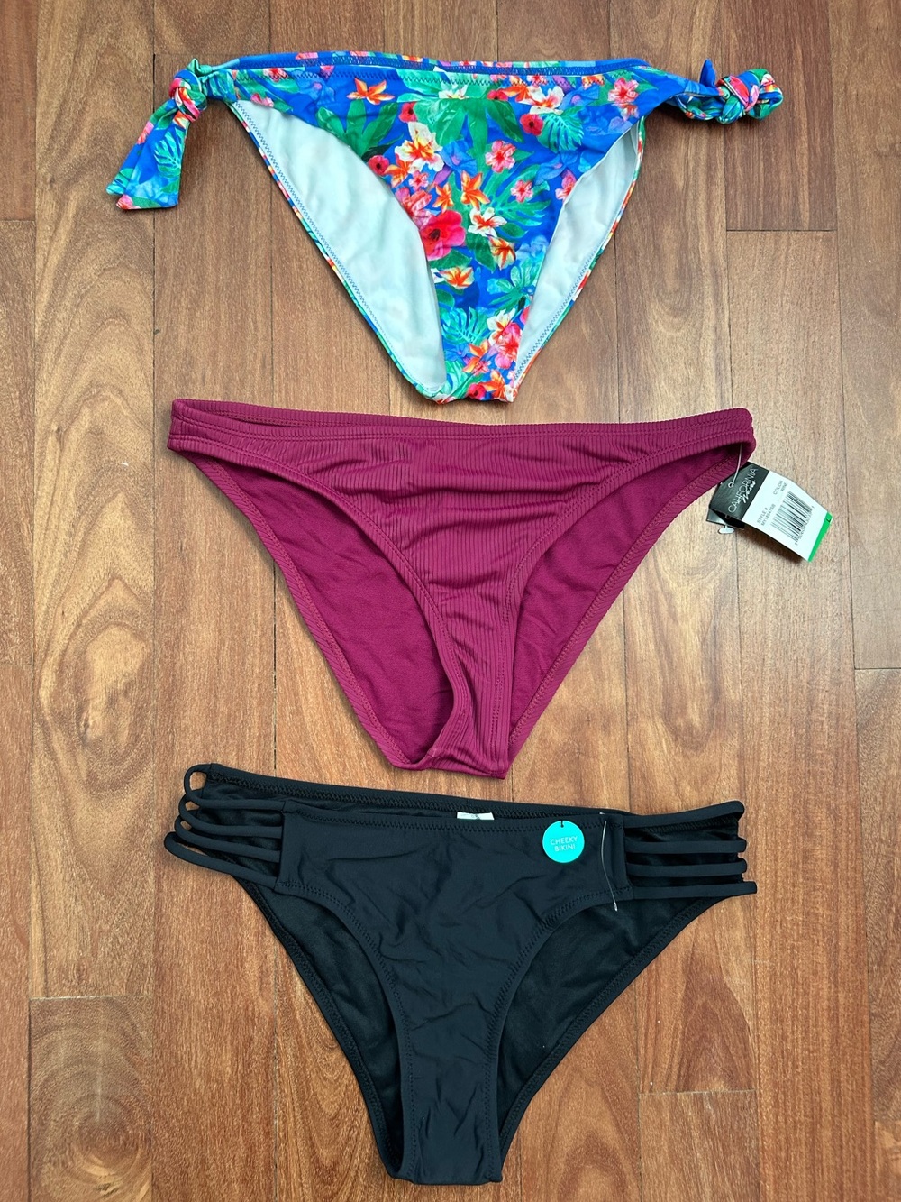 Bikini Bottom Bundle of 3 NWT Size Large